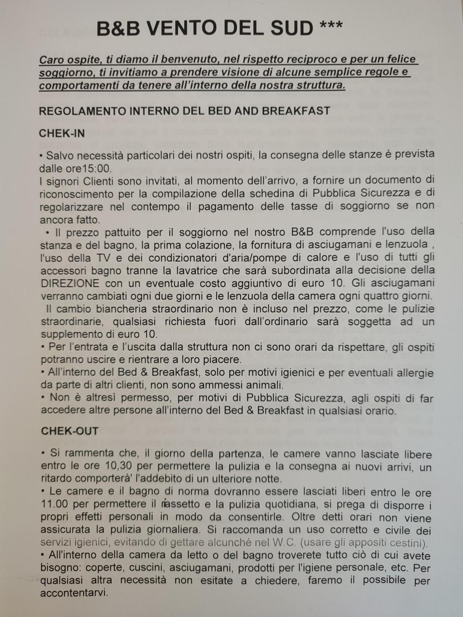 B&B Vento Del Sud Palermo Bagian luar foto